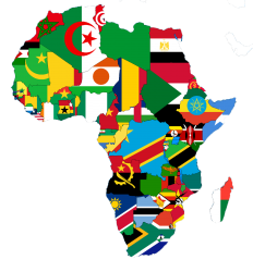africa flag map Meme Template