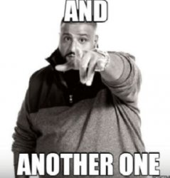 DJ Khaled "And another one" Meme Template