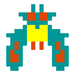 galaga space enemy Meme Template