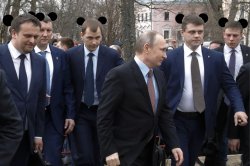 Putin and his mouseketeers Meme Template