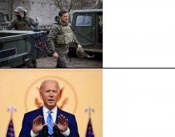 Ukraine-USA president Meme Template