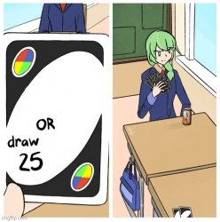 Anime Draw 25 Meme Template
