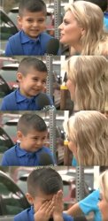 Crying kid Interview Meme Template