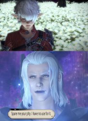 Spare Me Your Pity Meme Template