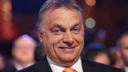 Orban smiles Meme Template