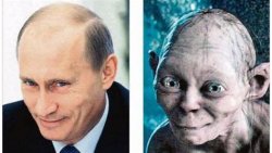 Putin-gollum Meme Template