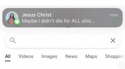 Jesus Christ: Maybe I didn't die for ALL sins... Meme Template