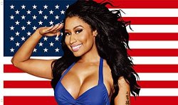 Nicki Minaj American Flag Meme Template
