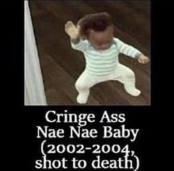 Cringe ass Nae Nae baby Meme Template