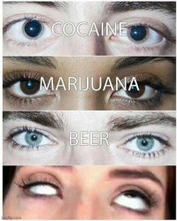 Cocaine, Marijuana, Beer Meme Template