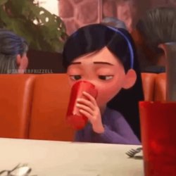 Violet snorts water out Meme Template