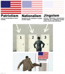 Choose patriotism Meme Template