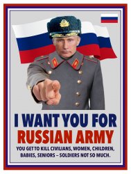 I Want You for Russian Army Vladamir Putin Meme Template