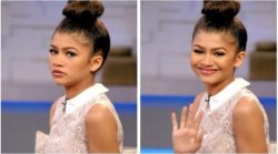 waving Zendaya meme Meme Template