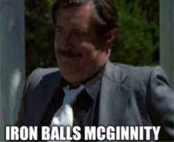 Iron balls McGinnity Meme Template