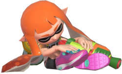 Inkling sleeping Meme Template