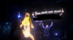 Thou shalt not steal Meme Template