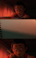 Mei writing fanfiction Meme Template