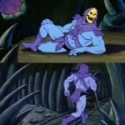Disturbing facts/Ted Talk with Skeletor Meme Template