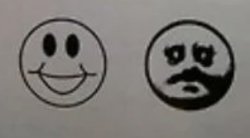 Happy and hollow face Meme Template