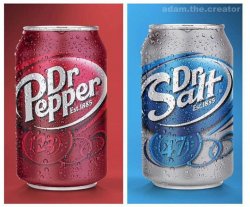 Dr Pepper vs Dr Salt Meme Template