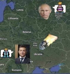 Russia nuking ukraine clash royale Meme Template