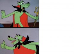 Devil Pluto Meme Template