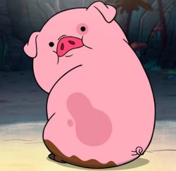 waddles the pig Meme Template