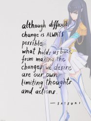 Satsuki quote Meme Template
