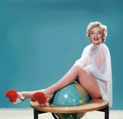 Marilyn Monroe globe Meme Template