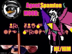 AgentSpamton's Announcement Template Meme Template