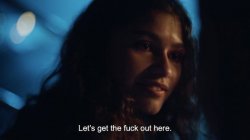 Zendaya Let's get out of here meme Meme Template