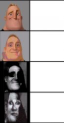 mr incredible becomes uncanny Meme Template