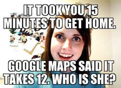 Google maps Meme Template