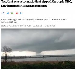 tornado hits UBC Meme Template