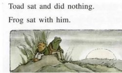 Frog and Toad do nothing Meme Template