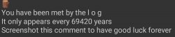 The l o g Meme Template