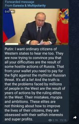 Putin’s address to the West Meme Template