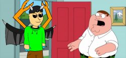 IDIOT IN FAMILY GUY HOLY CRAP Meme Template