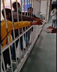 Guys behind bars - DTU Meme Template