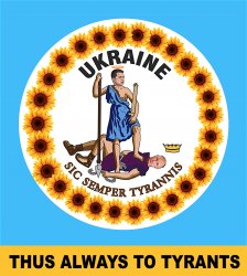 UKRAINE SIC SEMPER TYRANNIS THUS ALWAYS TO TRYANTS Meme Template