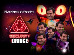 Five Night at Freddy's Security Cringe Meme Template