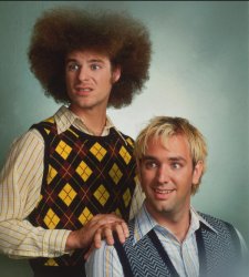 Matt Stone Trey Parker 70's style portrait Meme Template