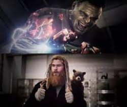 Thor and Hulk Meme Template