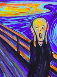 Scream (after Edvard Munch) Meme Template