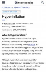 Hyperinflation definition Meme Template