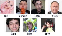 Seven Deadly Sins Meme Template