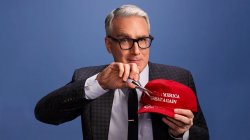 Keith Olbermann mangles a MAGA hat Meme Template