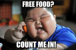 Free Food Meme Template