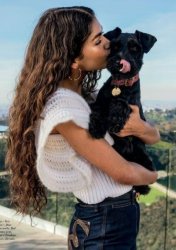 Zendaya kissing dog meme Meme Template